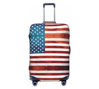 Funda de equipaje de viaje con bandera del Reino Unido para equipaje de 18 a 32 pulgadas, lavable, resistente a los arañazos, Bandera vintage de Estados Unidos, XL