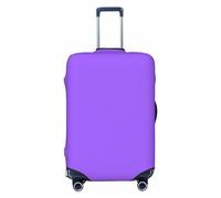 Funda de equipaje de viaje de color morado claro para equipaje de 18 a 32 pulgadas, lavable, resistente a los arañazos, Color morado claro, S