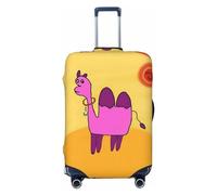 Funda de equipaje de viaje de oveja minoritaria para equipaje de 18 a 32 pulgadas, lavable, resistente a los arañazos, Camello in Cartoon Desert, S