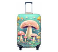 Funda de equipaje de viaje de rotación de ocho vías para equipaje de 18 a 32 pulgadas, lavable, resistente a los arañazos, Pretty Little Mushrooms, L