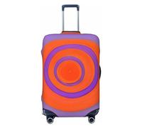 Funda de equipaje de viaje Dragon King In Fire para equipaje de 18 a 32 pulgadas, lavable, resistente a los arañazos, Centro circular naranja, S
