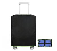 Funda De Equipaje De Viaje, Funda De Maleta Para Viajes, Funda De Equipaje Antiarañazos, Funda Protectora Para Maleta, Funda De Equipaje Verde Fluorescente, Herramienta De Protección De Maleta Con Dob