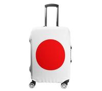 Funda De Equipaje De Viaje para Maletas De 18 A 32 Pulgadas con Estampados Novedosos De La Bandera De Japón Funda Protectora Lavable para Maletas Protectora De Alta Elasticidad L