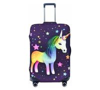 Funda de equipaje de viaje Sunset In Barcelona para equipaje de 18 a 32 pulgadas, lavable, resistente a los arañazos, Estrella de un caballo, L
