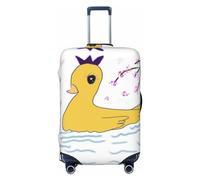 Funda de equipaje de viaje White Goose House para equipaje de 18 a 32 pulgadas, lavable, resistente a los arañazos, Little Yellow Duck, S
