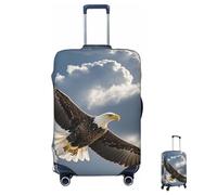 Funda de Equipaje Lavable elástica águila Vuela en el Cielo Funda de Equipaje de Viaje Moda antiarañazos Protector de Maleta Decorativa se Adapta a Maletas de 18 a 32 Pulgadas Medianas