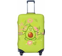 Funda de Equipaje Lavable Keep Calm de Aguacate, Protector de Maleta de Moda para Equipaje de 18 a 32 Pulgadas