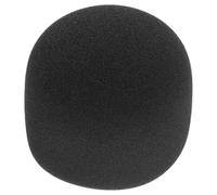 Funda de Esponja para Micrófono Negra, Antiviento, 11 Palabras | Ktv y Actividades Interiores, Lavable, Transpirable, Protege Saliva y Humedad