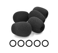 Funda de espuma para micrófono premium para CloudII / Mix - Paravientos con reducción de ruido, diseño sencillo, bloquea sonido ( 5 piezas / 10 piezas) Espuma para micrófono con cancelación de ruido