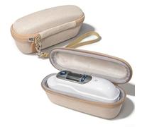 Funda de EVA resistente a los arañazos para termómetro de oído con estructura flexible y capa interior suave para el cuidado del dispositivo (GC-0172 Apricot)