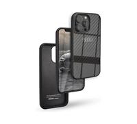 Funda de fibra de carbono Audi, negra - iPhone 13 Pro