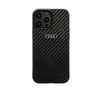 Funda de fibra de carbono Audi, negra - iPhone 14 Pro
