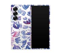 Funda de fibra de carbono compatible con Samsung Galaxy Z Fold 6 - P talos azules - Vinilo 3M premium - F cil de aplicar | Fabricada en EE. UU. p