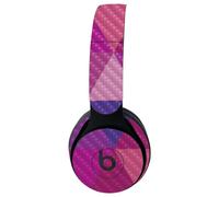 Funda de fibra de carbono MightySkins para auriculares inal mbricos Beats Solo Pro - Caleidoscopio rosa | Acabado protector y duradero de fibra d