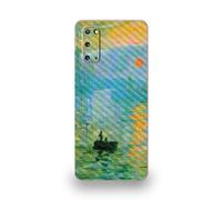 Funda de fibra de carbono MightySkins para Samsung Galaxy S20 - Impression Sunrise | Acabado protector y duradero de fibra de carbono texturizada