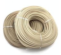 Funda de Fibra de Vidrio Trenzada de Alta Temperatura - Protector de Cable de 800 °C for Uso en Interiores y Exteriores, 1 Unidad(8mmx10m)