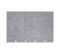 Funda de fieltro a prueba de polvo para televisores LED LCD de 55 a 58 pulgadas, protector contra arañazos con correas inferiores para un transporte seguro, color gris (75 pulgadas)