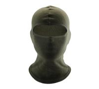 Funda de forro polar con diseño de un solo agujero para la cabeza para retención de calor durante actividades al aire libre de invierno, Ejercito Verde, Talla única