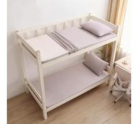 Funda de futón con cremallera para colchón de futón japonés, funda de colchón de algodón lavado de color sólido, suave, transpirable, protector de sofá cama para dormitorio (gris claro, 120 x 200 cm)