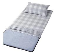 Funda de futón japonés para colchón de suelo, sábana bajera ajustable con cremallera, funda protectora de colchón con estampado moderno, lavable, agradable a la piel para dormitorio, suelo tatami