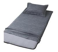 Funda de futón japonés para colchón de suelo, sábana bajera ajustable con cremallera, funda protectora de colchón con estampado moderno, lavable, agradable a la piel, para dormitorio, suelo tatami