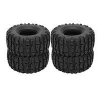 Funda de goma universal para neumáticos para coches RC, 4 piezas de repuesto para neumáticos RC, alta resistencia a la abrasión con forro de esponja, piel negra de 135/62 mm para