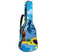Funda de guitarra de 42 pulgadas para guitarra eléctrica, bajo acústico, guitarra clásica, ukelele, mandolina, pirata, barco de mar