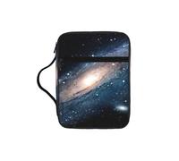 Funda de la Biblia con estampado de estrellas del universo galaxia, funda de transporte con asa duradera, bolsa protectora de la iglesia para hombres y mujeres