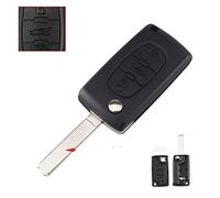 Funda de la Llave remota para Peugeot 207 307 308 407 607 807 para Citroën C2 C3 C4 C5 C6 Flip Car Car Carcasa de la Llave Plegable 2 3 Botones (3B VA2 523)