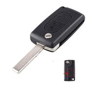 Funda de la Llave remota para Peugeot 207 307 308 407 607 807 para Citroën C2 C3 C4 C5 C6 Flip Car Car Carcasa de la Llave Plegable 2 3 Botones (2B-HU83-523)