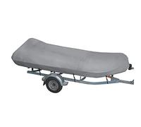 Funda de Lancha, Cubierta de Barco Fundas para Barco Funda para Embarcación Neumática Funda Protectora para Bote de Goma Funda de Lancha Motora, Impermeable Y Resistente 210D