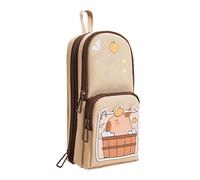 Funda de lápiz para lápiz de Capybara, funda de lápiz, gran capacidad, soporte de estaciones, 8,66 x 3,94 x 2,76 pulgadas, ideal para estudiantes, Budista Capybara, Se référer au descriptif, Consulte