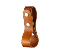 Funda De Látigo De Cuero - 1.18x5.51in Belt Whip Supporter | Funda De Cuero De Falso Hecha A Mano | PU Brown Bull Birt Loopes | Soporte De Correa Duradera De 3x14 Cm Para Equitación, Accesorios De Uso