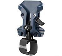 Funda de liberación rápida para herramientas eléctricas, clip de cinturón ABS compatible con taladros martillos para una gestión eficiente de herramientas en sitios de trabajo (azul-gris)