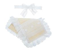 Funda de Libro de Tela Acolchada Lazo Ajustable y Encaje Blanco | Cubierta Elegante y Lavable, para Libro Religioso, Cuaderno A4 y Diario, Diseño Decorativo Costura