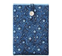 Funda de Libro Navideña Acolchada con Estampado Festivo de Tela, Ideal como Regalo para Lectores en navidad, protector de libros,acessorio lectura, funda de tela, tamaño 27x20 cm (Brisa navideña)