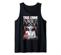Funda de libro vintage de la División de Sillón de Detective True Crime Camiseta sin Mangas