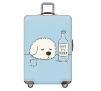 Funda De Maleta,Animales Cubierta EláStica para Equipaje,Fundas Protectoras De Equipaje A Prueba De Polvo Y ArañAzos,ArtíCulos Esenciales De Viaje para 18-32 Pulgadas,Cover (Perro,M(22-24inch))