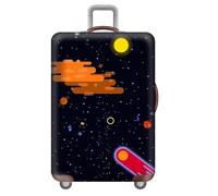 Funda De Maleta,Cielo Estrellado Espacio Exterior Galaxia Planeta Astronauta Luggage Cover,Funda Protectora para Maleta,Funda Protectora De Viaje,EláStica Cubierta De Equipaje (Color 4,L(25-28inch))