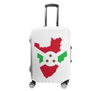 Funda De Maleta con Estampado De La Bandera De Burundi | Protector De Equipaje | Protector Elástico Lavable para Maleta De Viaje Decoración XL