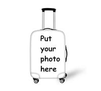Funda De Maleta Personalizada - Funda De Equipaje Personalizada - Agregue Su Propia Foto Nombre Texto Diseño Diferente Personalizar Funda De Maleta Elástica,Imagen,S