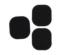 Funda de malla de microfibra para AirTag, funda protectora con diseño plegable resistente al desgarro, soporte de ajuste seguro para viajes y hogar, color negro o blanco