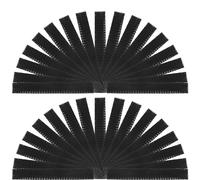 Funda de Malla para Brochas de Maquillaje PE, 50 Piezas, Negra | Protección para Brochas de Base y Tipo Hongo, Ayuda a Guardar Mejor y Ahorrar Espacio en Viaje