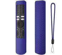 Funda de Mando a Distancia Compatible con Xiaomi XMRM-ML, para TV de Silicona a Prueba de Golpes con Cordón (Sólo la Funda) (Azul Noche)