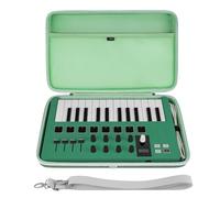 Funda de Mano para Controlador de Teclado Midi USB Geekria, Compatible con Arturia MiniLab 3 / MiniLab MkII 25 Slim-Key, Bolsa de Transporte de Viaje de caparazón rígido (Verde Menta)