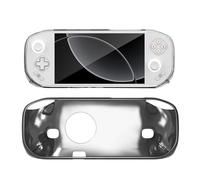 Funda de mano para MangMi Pocket Max Grip, consola de juegos, carcasa protectora de TPU suave, soporte de agarre para MangMi Pocket Max, accesorios de mano (negro translúcido)