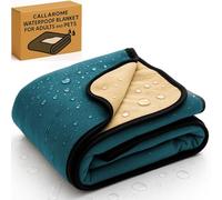 Funda de Manta Impermeable de 80 x 90 Pulgadas para Adultos, Perros, Gatos o Cualquier Mascota, Protector de Muebles o colchón 100% Impermeable, tamaño Grande para Camas Individual, Queen y King