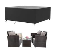 Funda de mesa de jardín, lona de protección, 200 x 80 x 75 cm, diferentes tamaños, 420D, funda de mueble Oxford, tela de muebles de jardín impermeable