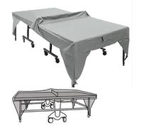 Funda de Mesa de Tenis de Mesa para Interiores y Exteriores,Funda para Tenis de Mesa,Oxford Cubierta de Polvo Impermeable Cubierta de Tenis de Mesa,Funda Mesa PingPong(Size:210D-280x152x73cm,Color:Gre