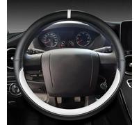 Funda De Microfibra para Volante Coche Accesorios para Fiat para Ducato(Bianco)